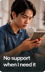 Person using a phone